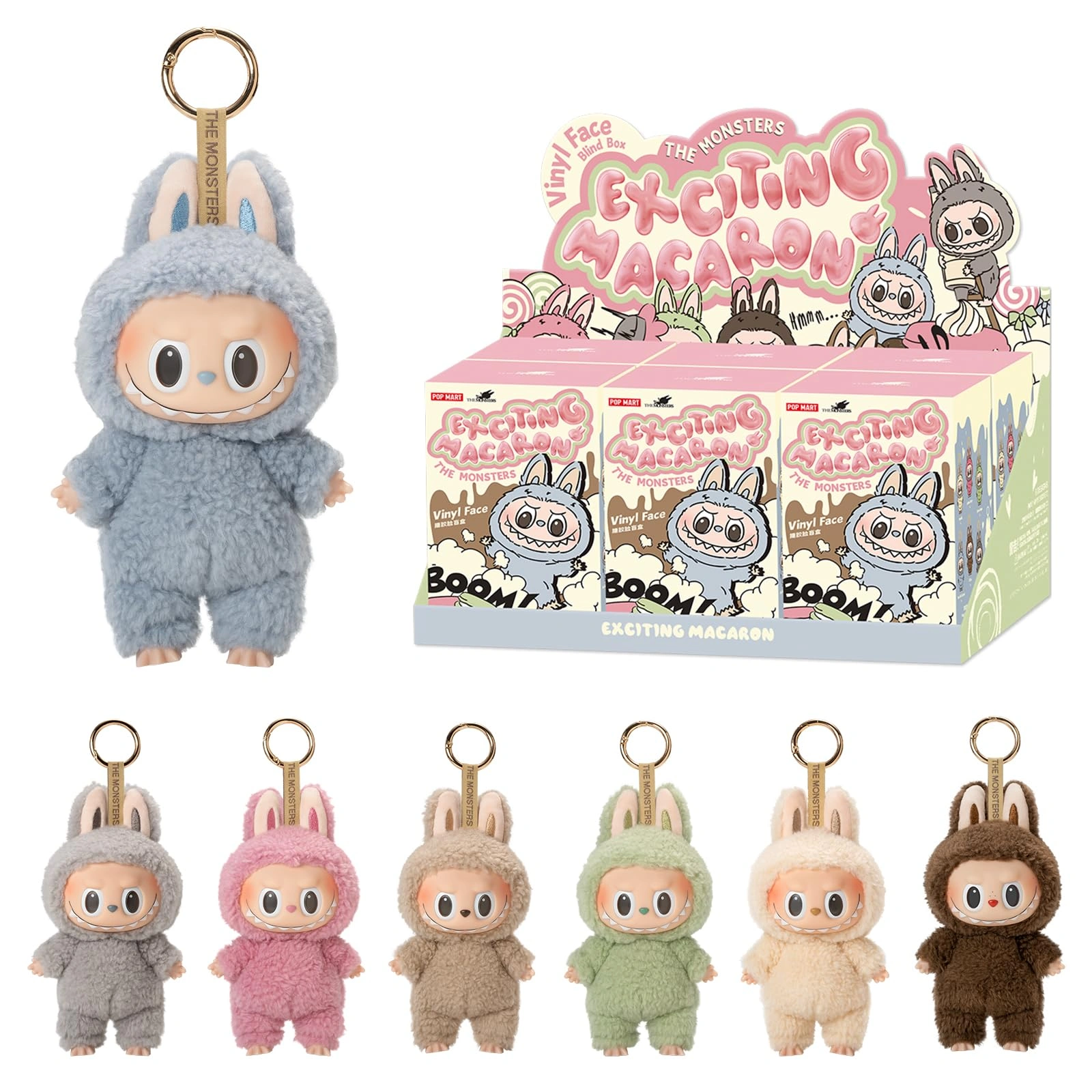 Sweet Treats Mystery POP MART Box: Tasty Macarons! Collectible Vinyl Fun Surprise Home Decor! Blind Box Action Figures!
